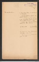k.k. naturhistorisches Hofmuseum, Intendanzakten 1885-1896 (Hauer), Aktenzahl Z.158/1891, Seite 1